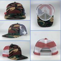 Sombrero de camionero de malla de ala plana de 6 paneles de alta calidad para hombres logotipo bordado personalizado Hip Hop estilo de moda tela de encaje deportes al aire libre