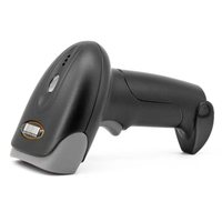 Escáner de Códigos de Barras Láser, Lector de Códigos de Barras 1D 2D QR, Escáner de Códigos de Barras Portátil con USB en Stock, Color Negro