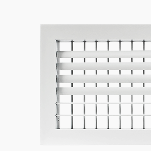 <span class=keywords><strong>Grille</strong></span> de <span class=keywords><strong>ventilation</strong></span> moderne en <span class=keywords><strong>aluminium</strong></span> à double déflection pour immeuble de bureaux - Product Image 2