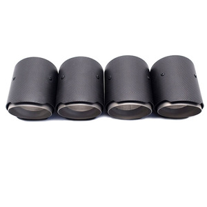 Tubo de silenciador de punta de <span class=keywords><strong>escape</strong></span> de fibra de carbono estilo AK para BMW M235i F82 <span class=keywords><strong>M3</strong></span> F80 M4 - Product Image 4
