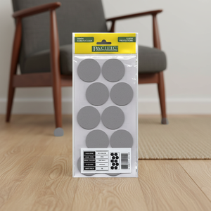 Almohadillas Protectoras de Piso de Goma EVA Autoadhesivas GRIS de 45 mm para Patas de Muebles - Product Image 3