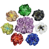 Appliques de fleurs 3D en sequins faites à la main, colorées, en feutre non tissé, à coudre, pour chapeaux et vêtements - Vente en gros