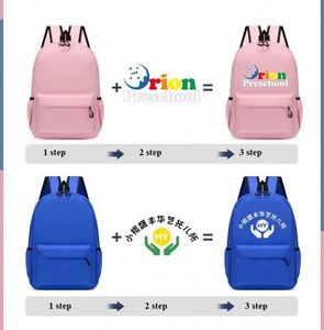 Sacs à dos décontractés unisexes personnalisés avec logo, en tissu Oxford, grande capacité, pour étudiants, mode 20-36L - Product Image 6