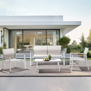 Villabella Lounge Garden Furniture Outdoor Sofa Set Modern Outdoor Furniture Sets Waterproof Garden Sofa Set