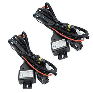 12V 4P Aluminum H4 Wiring Harness with Adapter for Computer Xenon Headlights Telescopic <b>Spotlights</b> & Swivel Lights-1.5m Length - Product Image 4