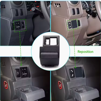 Accessoires de voiture YBJ, support de ventilation réglable pour Land Cruiser 70 76 78 2007-2021, gris brun, FJ79 LC79, porte-gobelet pour tableau de bord