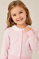Haut en tricot pour bébés filles, personnalisable avec logo, nouvelle collection automne-hiver, pull court intérieur