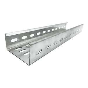 OEM ODM Perforated Cable Tray <b>Metal</b> Ventilated Cable Tray For Power Project - Product Image 2