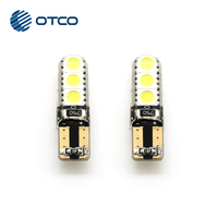 Lampadina LED T10 Canbus 12V-3030 SMD Super Luminosa 1.6W 192LM Certificata CE per Illuminazione Interna/Esterna Auto (194/W5W 24 Mesi)