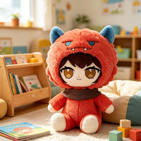 Boneka Anime Desain Khusus, Kostum Monster Berbulu, Figur Karakter untuk Merchandise, Hadiah Promosi, Pembeli Grosir