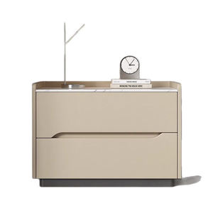 Mesita de Noche Moderna, Duradera y Ecológica de Alta Gama con Almacenamiento de Cuero para Dormitorio, Apartamento o Sala de Estar - Product Image 6