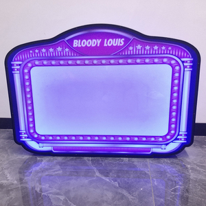 Tableau VIP personnalisé <span class=keywords><strong>Programmable</strong></span> Lumière LED Présentateur de bouteilles Design moderne pliable pour la maison pour la publicité de fête en boîte de nuit - Product Image 2