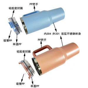 Stainless Steel Tumbler 1200ml Double Wall Vacuum Insulated With Handle For Travel And Outdoor Use - Product Image 4
