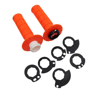 Poignées de vélo ergonomiques haute performance en caoutchouc à motif diamant pour une expérience de conduite confortable et sécurisée - Product Image 3