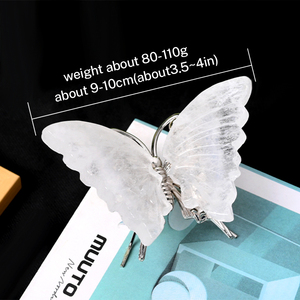 Bán nóng pha lê thủ công cánh bướm đồ trang trí pha lê bướm khắc để trang trí nhà - Product Image 4