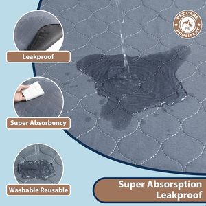 2025 Großhandel Bestseller Gesteppte Umweltfreundliche Waschbare Trainingsunterlagen für Haustiere Wiederverwendbare Wasserdichte Welpen Pinkelunterlagen - Product Image 5