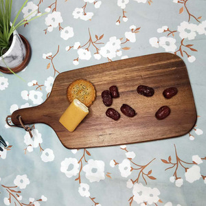 Tabla de cortar de madera de acacia de 39x18x1.5 cm, madera maciza para queso, pizza, comida para bebés, sushi, bandeja para servir - Product Image 2