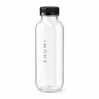 Bouteille de boisson rectangulaire personnalisée en PLA biodégradable avec couvercle en aluminium – Vaisselle écologique pour café froid, soda, jus, et boissons glacées