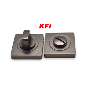 Accessori per <span class=keywords><strong>porte</strong></span> moderne quadrate in lega di zinco maniglia per porta di sicurezza copertura porta chiave sturco interno piastra per bagno e Villa - Product Image 1