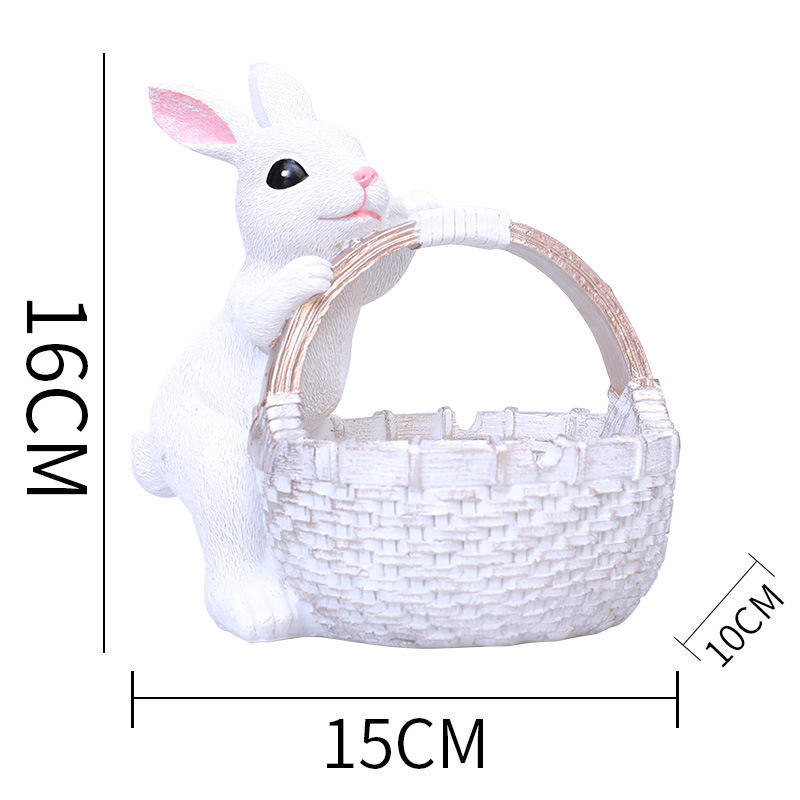 กระต่ายตะกร้าสีขาว