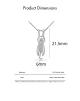 Nouveau collier en argent plaqué chat adorable, petits pendentifs mignons, bijoux fantaisie originaux, pendentif charme, colliers
