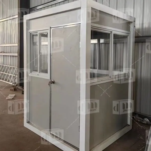 Màu Container Bảo vệ Bảo vệ Gian hàng Nhà tiền chế Kiosk Sentry Hộp Nhà bảo vệ Nhà lắp ghép