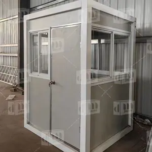 Farbcontainer Security Guard Stand Comercial Prefabric Kiosk Sentry Box Automatische Verkehrsbarriere Prefab Guard House