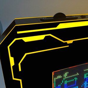 Letrero LED de Mano con Pantalla Amarilla de Acrílico Programable para Bares, KTV y Fiestas - Product Image 4