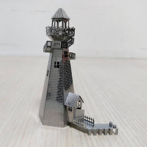<span class=keywords><strong>Puzzle</strong></span> <span class=keywords><strong>3D</strong></span> en métal de phare gardien, modèle d'assemblage éducatif fait main, jouet pour adultes, moins de 50 pièces - Product Image 3
