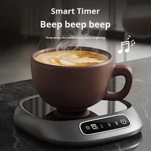 Alfombrilla Térmica Inteligente de ABS con Control Táctil para el Hogar y la Oficina, Mantiene la Leche y el Café Calientes a Temperatura Constante, con Temporizador - Product Image 4