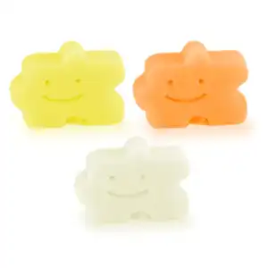 Custom Printed Eco-friendly Reusable Smile Stick PU Material Kitchen Sponge
