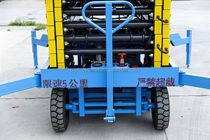 2025 elektrik hidrolik gerak gunting angkat 500kg Platform angkat listrik untuk pekerjaan udara luar - Product Image 5