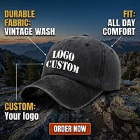 Casquette de baseball unisexe OEM en coton uni lavable avec fermeture snapback, en denim vierge, sangle arrière réglable, style sport, personnalisable, type Dad Hat, Gorras