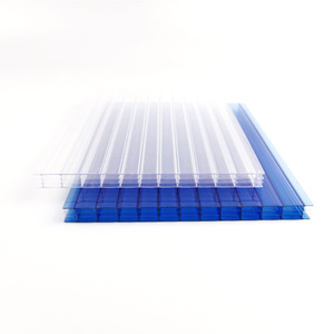 6mm 8mm 10mm Uv extrudé clair cellulaire <span class=keywords><strong>alvéolaire</strong></span> Pergola panneau creux feuilles de <span class=keywords><strong>Polycarbonate</strong></span> pour toit de serre - Product Image 2