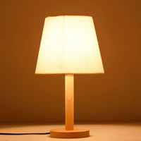 Lampe de table en bois de petite taille de haute qualité au design traditionnel chinois pour la chambre des enfants