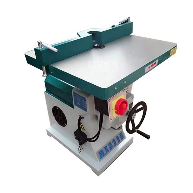 MX5115 Vertical Router Single Axis Sliding Table Spindle Moulder Woodworking Engraving Milling Machine 380V/220V 2.2kW Spindle