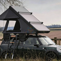 Outdoor Camping Einfach zu Installierendes Aluminium SUV Doppelschicht Auto 3-Personen Faltbares Dachzelt Australien Hartschalen-Dachzelt