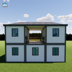 Gói Phẳng Đúc Sẵn Xây Dựng Đúc Sẵn Văn Phòng Container Khách Sạn Biệt Thự Căn Hộ Khu Dân Cư 2 Câu Chuyện Container Nhà - Product Image 4