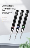 Kit de fer à souder sans fil USB portable, outil de soudage sans fil rechargeable pour la réparation de cartes de circuits