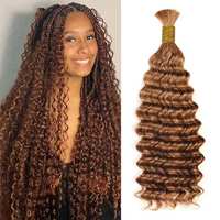 Extensions de cheveux humains brésiliens vierges 10A, double trame, 24 pouces, couleur piano, Trio Jerry Curly MIAREO MRO CW29 4/27