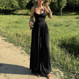 Mode Sexy à manches longues évider haut court barboteuses côtelé Clubwear deux pièces ensemble combinaison courte costumes combishorts pour les femmes - Product Image 1