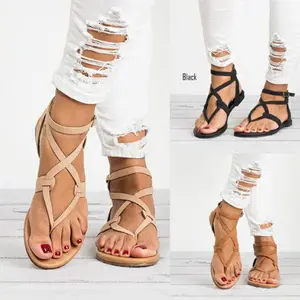 Vrouwen Sandalen Zomer Platte Sandalen Grote Maat Dunne Riem Clip Voor Vrouwen Andere Sandalen