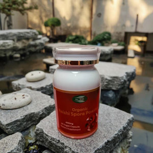 Frete Grátis 1 Frasco de Cápsulas de Extrato de Esporos de <span class=keywords><strong>Ganoderma</strong></span> Lucidum Orgânico - Product Image 3