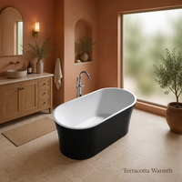 Baignoire autoportante moderne et élégante 1,5m/1,6m/1,7m – Baignoires en acrylique pour la maison et l'hôtel