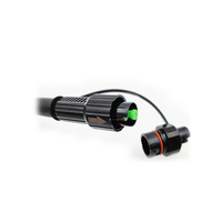 Kabel FastConnect DROP, Outdoor SC/APC FDC-SA-GJYXCH-1B6a2, Single-mode G657A2, LSZH, 2*5,3mm Tipe Busur Kabel Abu-abu