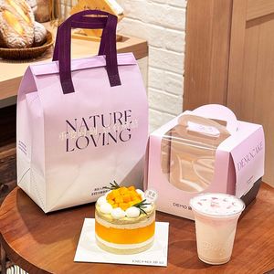 Sac fourre-tout écologique pour pâtisserie avec logo personnalisé et impression offset pour gâteaux, pains, desserts, pizzas, sushis - Sac de courses en papier kraft - Product Image 2