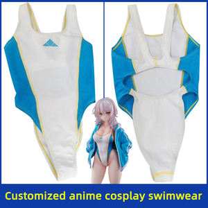 Traje de Baño <span class=keywords><strong>Bikini</strong></span> Personalizado con Logotipo, Inspirado en <span class=keywords><strong>Anime</strong></span>, OEM, Spandex, Nailon, para Playa - Product Image 3