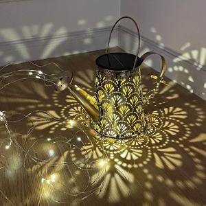 Linterna decorativa impermeable para exteriores, luces colgantes de regadera de Metal <span class=keywords><strong>Solar</strong></span> grande para mesa de jardín, Patio, camino, pasarela - Product Image 4