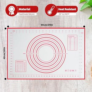 <span class=keywords><strong>Tapis</strong></span> de cuisson en silicone rouge de qualité alimentaire, écologique, 40 x 60 cm, épaisseur 0,4 mm, antidérapant, <span class=keywords><strong>pour</strong></span> étaler la <span class=keywords><strong>pâte</strong></span>, la croûte de <span class=keywords><strong>tarte</strong></span>, le fondant, et comme revêtement de four - Product Image 6