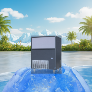 Máquina de Hielo R290 Refrigerada por Aire, Cubos de Hielo Completos de 13g, 18g, 33g, 42g, 735x615x906 mm - Product Image 3